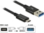 Изображение Kabel USB Digitus USB-A - USB-C 1 m Czarny (83983)