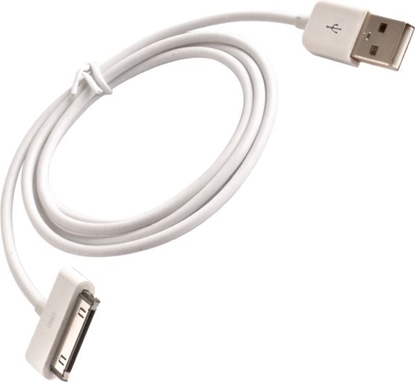 Attēls no Kabel USB Forever USB-A - Apple 30-Pin 1 m Biay (T_0000724)