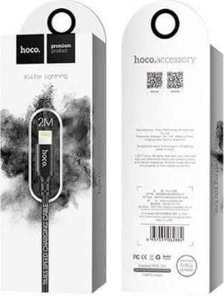 Attēls no Kabel USB Foxconn USB-A - Lightning 2 m Czarny (17464-uniw)