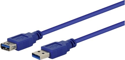 Picture of Kabel USB Gembird USB-A - USB-A 3 m Niebieski (CCPUSB3AMAF10)