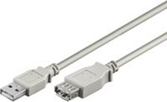 Picture of Kabel USB Goobay USB-A - 0.3 m Szary (68621)