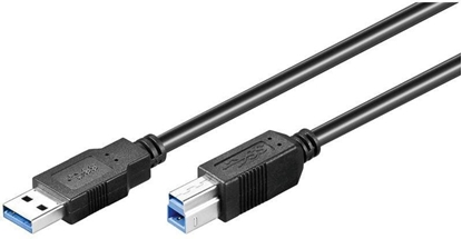 Изображение Kabel USB Goobay USB-A - micro-B 3 m Czarny (93654)