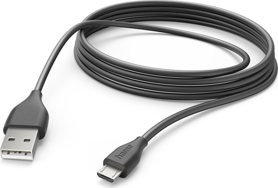 Picture of Kabel USB Hama USB-A - microUSB 3 m Czarny (002015880000)