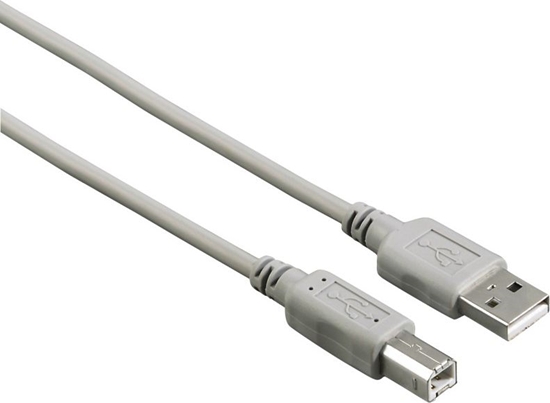Picture of Kabel USB Hama USB-A - USB-B 5 m Szary (002009020000)