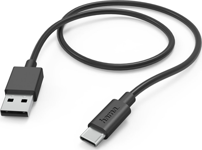 Attēls no Kabel USB Hama USB-A - USB-C 1 m Czarny (002015940000)