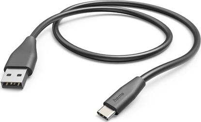 Attēls no Kabel USB Hama USB-A - USB-C 1.5 m Czarny (002015950000)