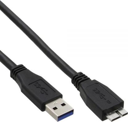 Picture of Kabel USB InLine USB-A - micro-B 0.5 m Czarny (35405)