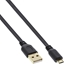 Изображение Kabel USB InLine USB-A - microUSB 0.5 m Czarny (31705F)