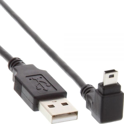 Attēls no Kabel USB InLine USB-A - miniUSB 1 m Czarny (34210)