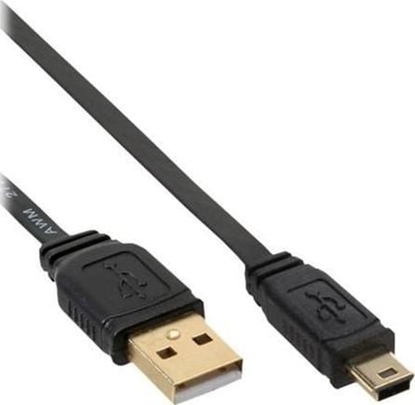 Attēls no Kabel USB InLine USB-A - miniUSB 2 m Czarny (31820F)