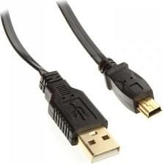 Изображение Kabel USB InLine USB-A - miniUSB 5 m Czarny (31850F)