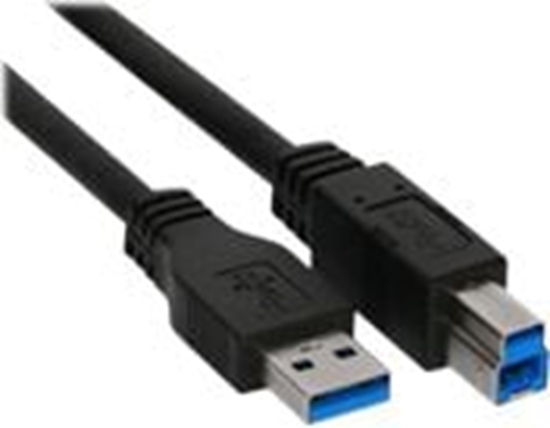 Picture of Kabel USB InLine USB-A - USB-B 1 m Czarny (35310)