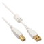 Attēls no Kabel USB InLine USB-A - USB-B 1.5 m Biay (34515W)