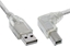 Attēls no Kabel USB InLine USB-A - USB-B 3 m Przezroczysty (34521R)