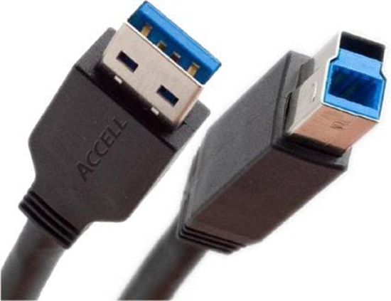 Picture of Kabel USB InLine USB-A - USB-B 5 m Czarny (35350)
