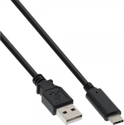 Picture of Kabel USB InLine USB-A - USB-C 3 m Czarny (35733)