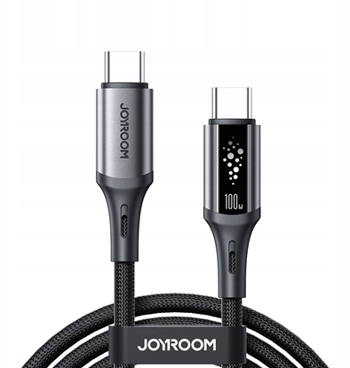 Attēls no Kabel USB Joyroom Kabel S-A60 StarTalk 100W USB-C - USB-C 1,2m - czarny