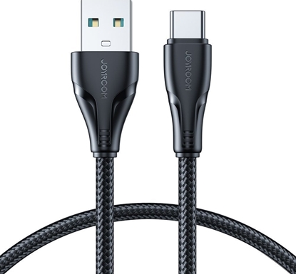 Attēls no Kabel USB Joyroom USB-A - USB-C 0.25 m Czarny (JYR708)