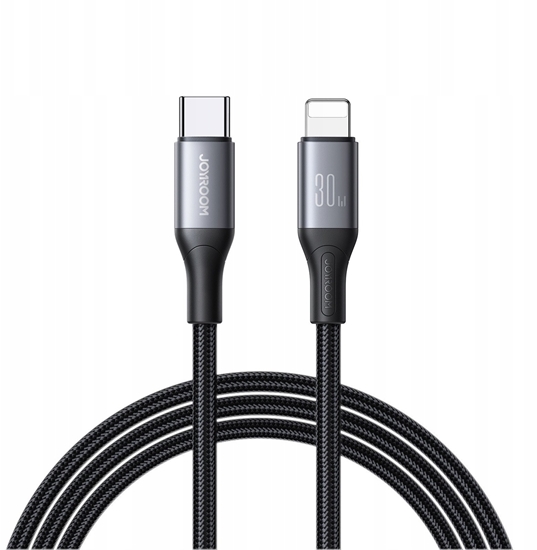 Picture of Kabel USB Joyroom USB-C - Lightning 1 m Czarny (6956116797935)