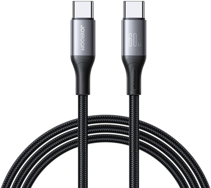 Attēls no Kabel USB Joyroom USB-C - USB-C 1 m Czarny (6956116797874)