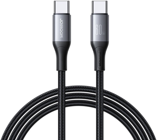 Изображение Kabel USB Joyroom USB-C - USB-C 1 m Czarny (6956116797874)