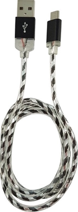 Picture of Kabel USB LC-Power USB-A - microUSB 1 m Przezroczysty (31332H)