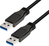 Picture of Kabel USB LogiLink USB-A - 3 m Czarny (CU0040)