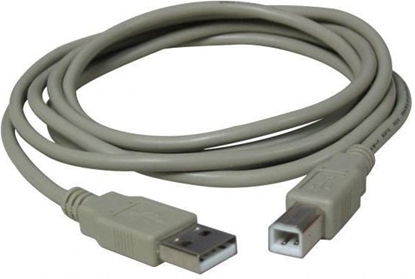 Attēls no Kabel USB Logo USB-A - 5 m Szary (15853)