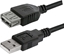 Picture of Kabel USB Logo USB-A - USB-A 1.8 m Czarny (15850)