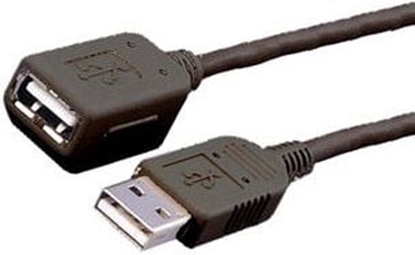 Picture of Kabel USB MediaRange USB-A - USB-A 3 m Czarny (MRCS111)