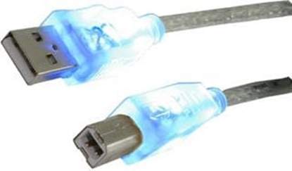 Picture of Kabel USB MediaRange USB-A - USB-B 1.8 m Przezroczysty (MRCS109)