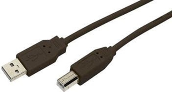 Изображение Kabel USB MediaRange USB-A - USB-B 3 m Czarny (MRCS103)