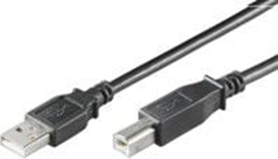 Picture of Kabel USB MicroConnect USB-A - 0.3 m Czarny (USBAB03B)