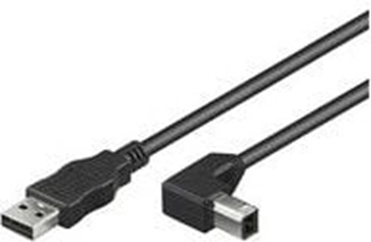 Picture of Kabel USB MicroConnect USB-A - 0.5 m Czarny (USBAB05ANGLED)