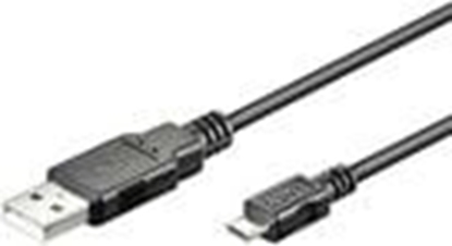 Изображение Kabel USB MicroConnect USB-A - microUSB 1.8 m Czarny (USBABMICRO18)