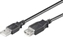 Picture of Kabel USB MicroConnect USB-A - USB-A 0.3 m Czarny (USBAAF03B)