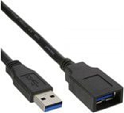 Изображение Kabel USB MicroConnect USB-A - USB-A 0.5 m Czarny (USB3.0AAF05B)