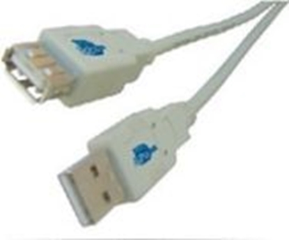 Изображение Kabel USB MicroConnect USB-A - USB-A 0.5 m Szary (USBAAF05)