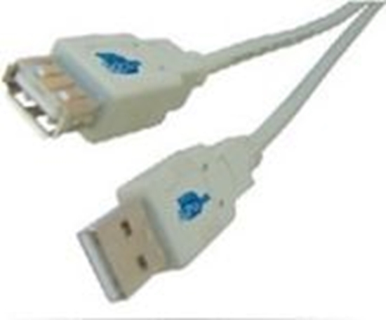 Изображение Kabel USB MicroConnect USB-A - USB-A 0.5 m Szary (USBAAF05)
