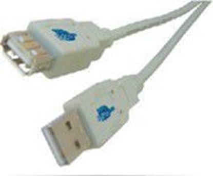 Изображение Kabel USB MicroConnect USB-A - USB-A 2 m Szary (USBAAF2)