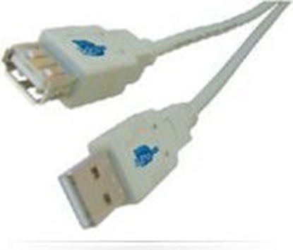 Изображение Kabel USB MicroConnect USB-A - USB-A 3 m Szary (USBAAF3)