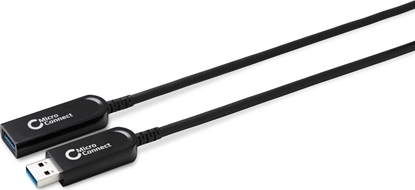 Изображение Kabel USB MicroConnect USB-A - USB-A 30 m Czarny (USB3.0AAF30AOP)