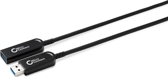 Изображение Kabel USB MicroConnect USB-A - USB-A 30 m Czarny (USB3.0AAF30AOP)