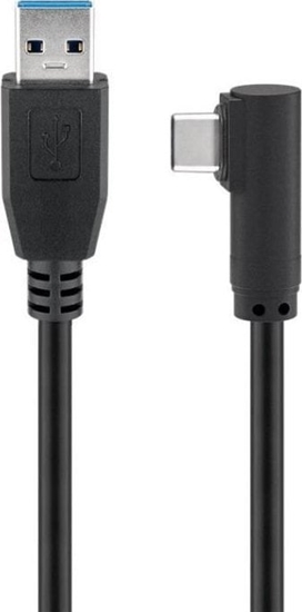 Изображение Kabel USB MicroConnect USB-A - USB-C 1 m Czarny (USB3.1CA1A)