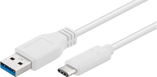 Изображение Kabel USB MicroConnect USB-A - USB-C 2 m Biay (USB3.1CA2W)