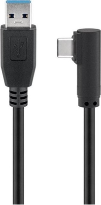 Attēls no Kabel USB MicroConnect USB-A - USB-C 2 m Czarny (USB3.1CA2A)