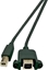 Attēls no Kabel USB MicroConnect USB-B - USB-B 1.8 m Zielony (USBABF1PANEL2)