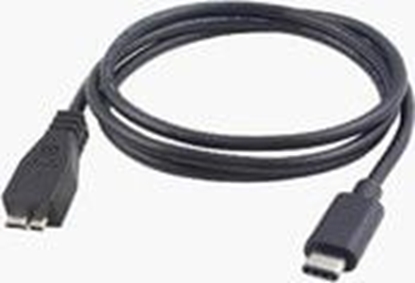 Изображение Kabel USB MicroConnect USB-C - microUSB 1 m Czarny (USB3.1CAMIB3.01)