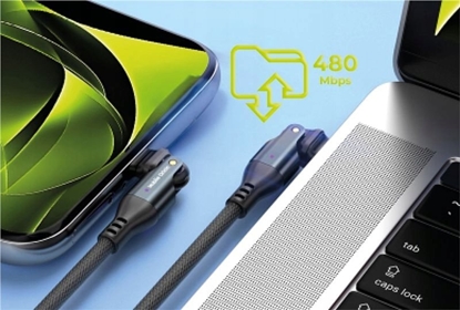 Attēls no Kabel USB Mobile Origin 240W Rotating Cable USB-C to USB-C CB3