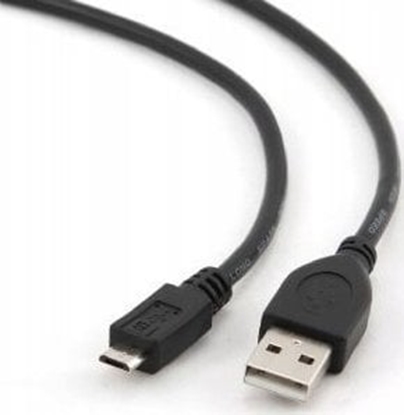 Attēls no Kabel USB Natec USB-A - microUSB 0.3 m Czarny (NKA0426)